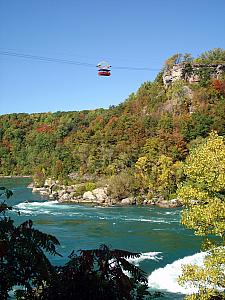 We spent our Friday on the New York side, starting off with a 4 hour hike downstream from the falls. We traveled down 450 steps into the gorge created by the Niagara Rver, and then along the river to see some incredibly powerful Stage 6 rapids (no rafting here - much too powerful), and back up.