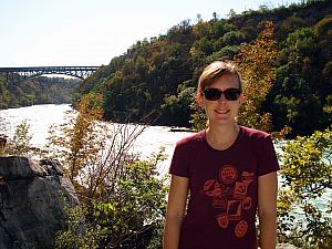 Kelly along the hike.