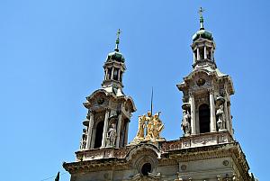 Buenos Aires, a church in the San Telmo district.
