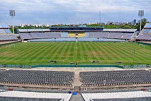 Montevideo, Estadio Centenario -- look for Jay!