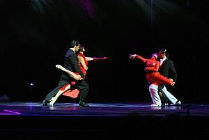 The Pampas Devils performing a tango show