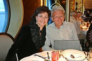 Mom and Dad Klocke ready for dinner