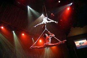 Showtime - the crazy acrobats again!
