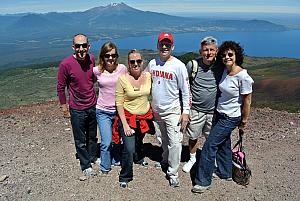 Puerto Montt, Chile - hiking on Osorno Volcano