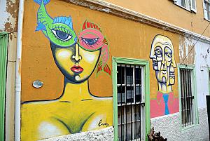 Valparaiso, Chile - the city is full of funky graffiti