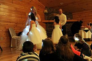 Dancing at the reception