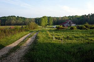 A neighboring farm 