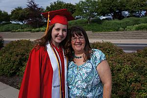 Julie's High School Graduation: Julie and Mom
