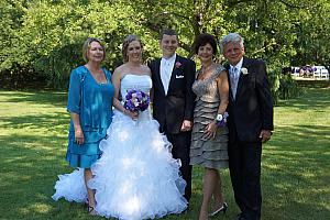 Kevin and Kyleen with both of their parents