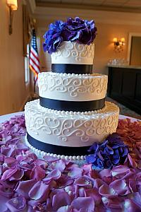 the wedding cake