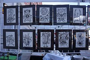 Artwork at Boston's Sowa Open Market