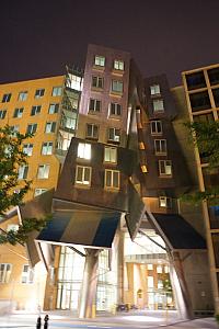 Another angle of the Stata Center on MIT's campus.