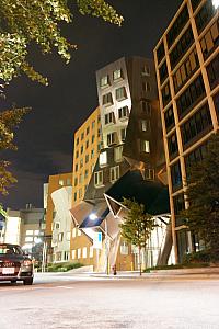 Another angle of the Stata Center on MIT's campus.