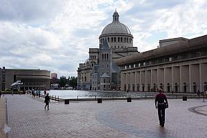 The Mother Church and headquarters of the Christian Science Church. Not so sure what that's all about, but it is a cool building!