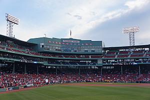 Fenway Park seen from left field.