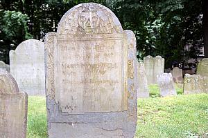 Checking out the old gravestones at Boston's cemeteries, where you can see the burial ground of Sam Adams, Paul Revere, Ben Franklin and others.