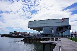 The Institute of Contemporary Art, with a prime location on Boston's seafront.
