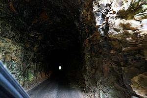 Driving through the Nada Tunnel