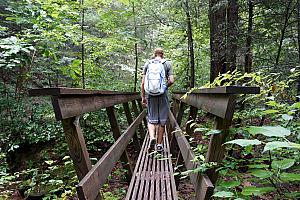 Crossing a bridge