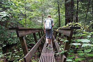 Crossing a bridge