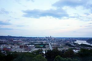 The view from our window seat at the Prima Vista, celebrating our 7th wedding anniversary