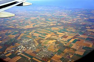 Wisconsin from the plane