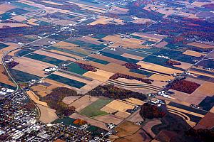Wisconsin from the plane