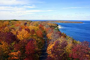 Amazing fall colors at Peninsula State Park