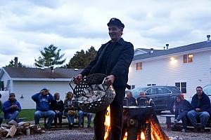 A Door County tradition is the fish boil with fresh white fish caught in the morning on Lake Michigan.