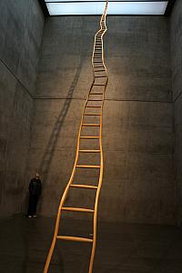 Modern Art Museum of Fort Worth - that's a big ladder.