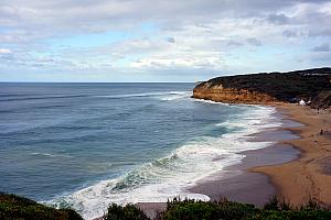 March 24: We took a bus trip on the Great Ocean Road, throughout the province of Victoria. Here's a beautiful beach.