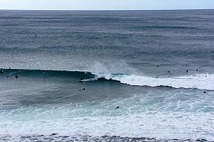 Bells Beach - surfers in action!