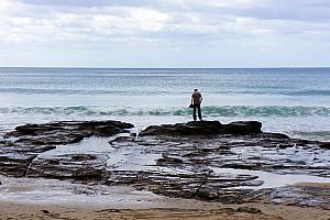 I'm always looking for an opportunity to wander along the rocks.