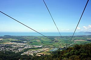 Riding on the skyrail