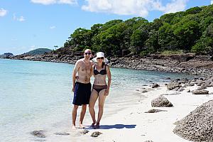 Jay and Kelly at Whitehaven Beach