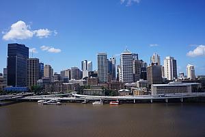 Downtown Brisbane. Their river looks like ours!