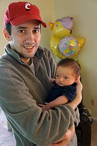 Jackson with his dad Pete!