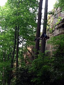 Check out this guy repelling Aussie-style. Scary and impressive!