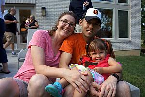 Jill, Chris and Aubrey Binggeli