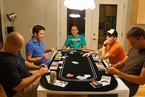 And now it's serious -- poker time!