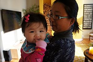 Cara with her Mom, Xuxu