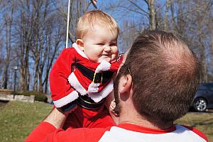 But first, a couple of Cooper with Dad Chad!