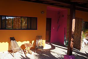 Our front porch, featuring another hammock. I was a big fan of all the hammocks!