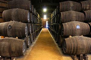 Visiting a Graham's Port wine cellar in Vila Nova de Gaia across the Douro River from Porto