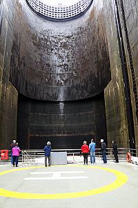 This is a big one! We were raised 115 feet inside this lock.