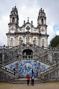 March 29: checking out the Santuario de Nossa Senhora dos Remedios -- a famous church in the town of Lamego, Portgual.