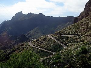 Our 30-passenger bus had a heck of a time on those switchbacks!