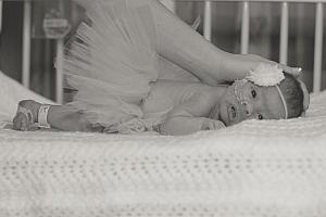 Showing off her tutu! (Captured by The Tiny Footprints Project. Thank you!)