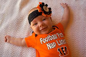 She's a natural Bengals fan.