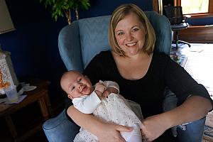 Aunt Jenny and Capri cheesing for the camera.